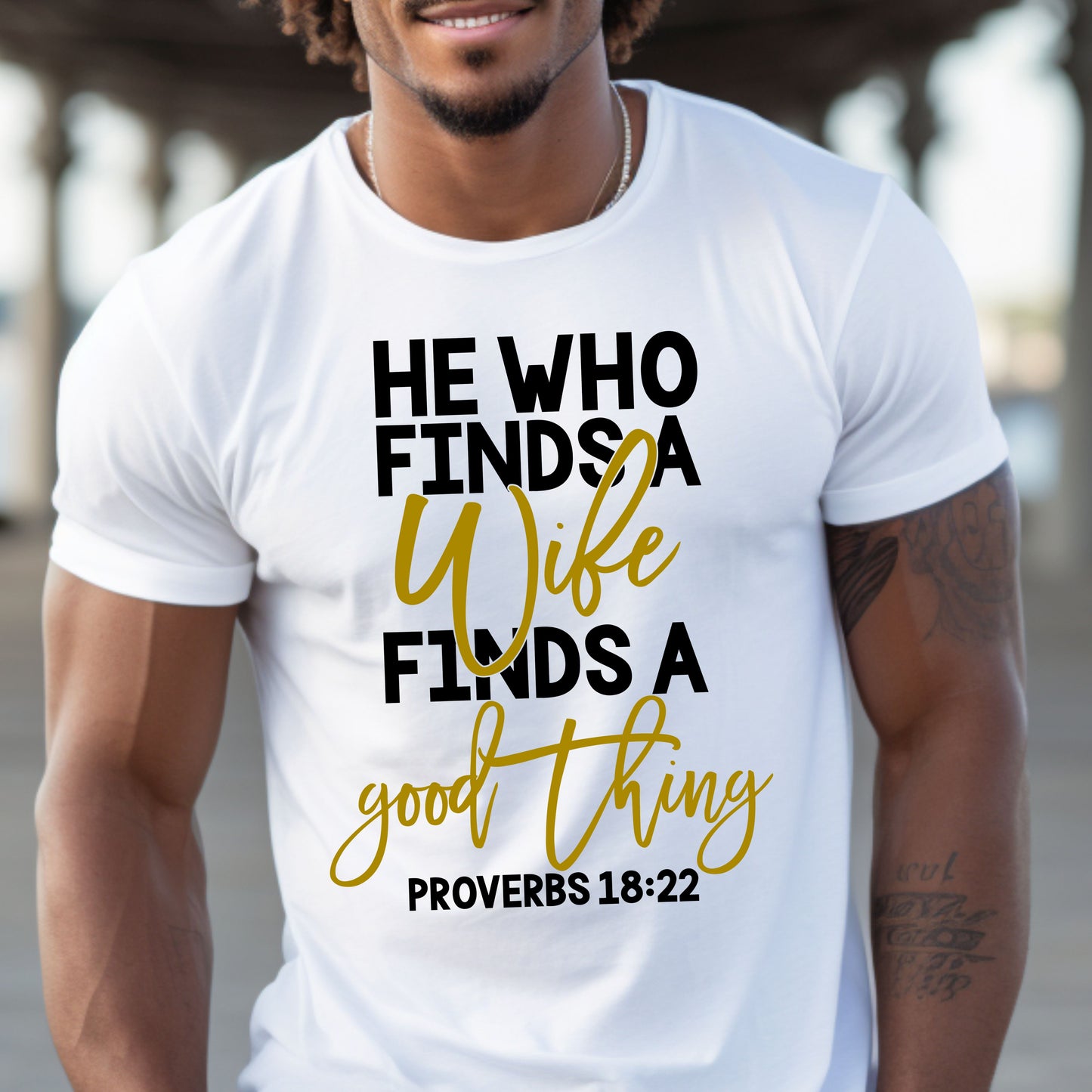 He Who Finds A Wife Premium Short Sleeve T-Shirt