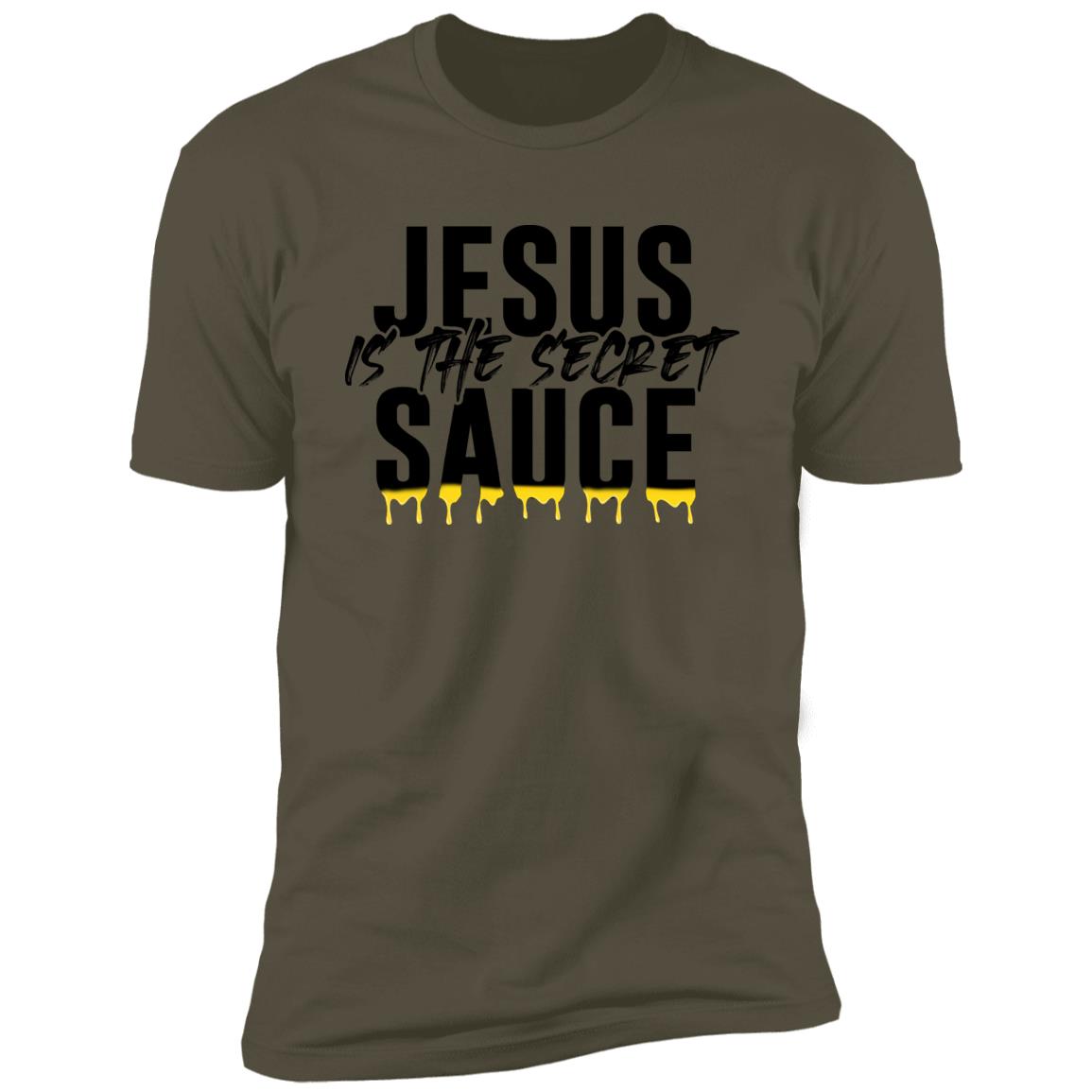 Jesus is the Secret Sauce Premium Short Sleeve T-Shirt