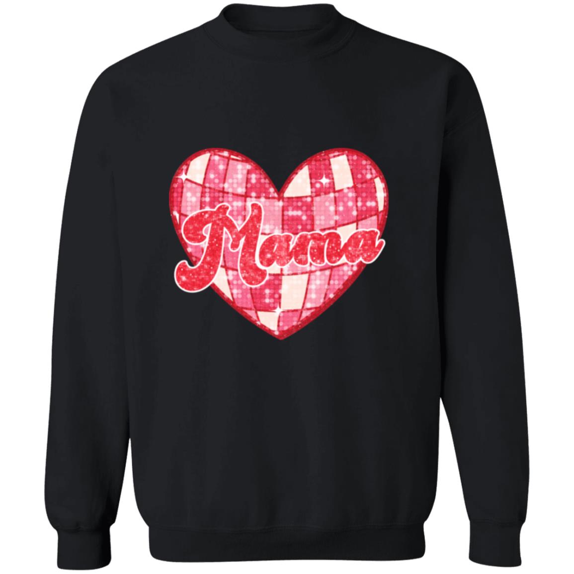 MAMA Heart Matching Crewneck Pullover Sweatshirt