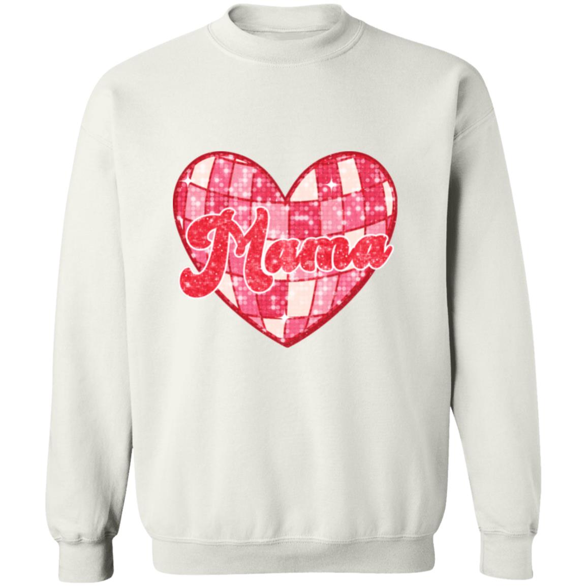 MAMA Heart Matching Crewneck Pullover Sweatshirt