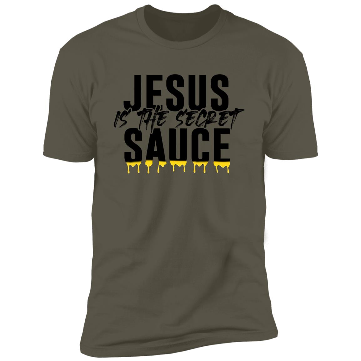 Jesus is the Secret Sauce Premium Short Sleeve T-Shirt