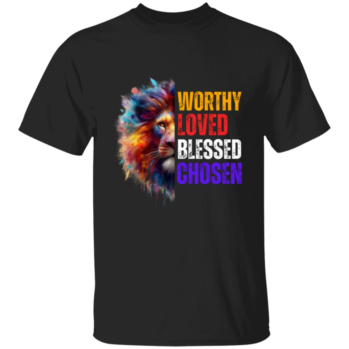 Men's Worthy, Loved, Blessed, Chosen Tee