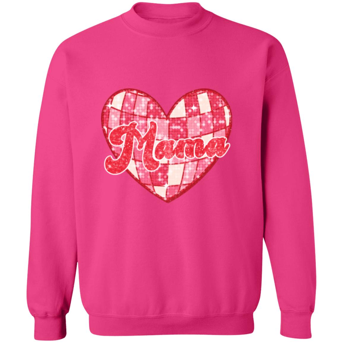 MAMA Heart Matching Crewneck Pullover Sweatshirt