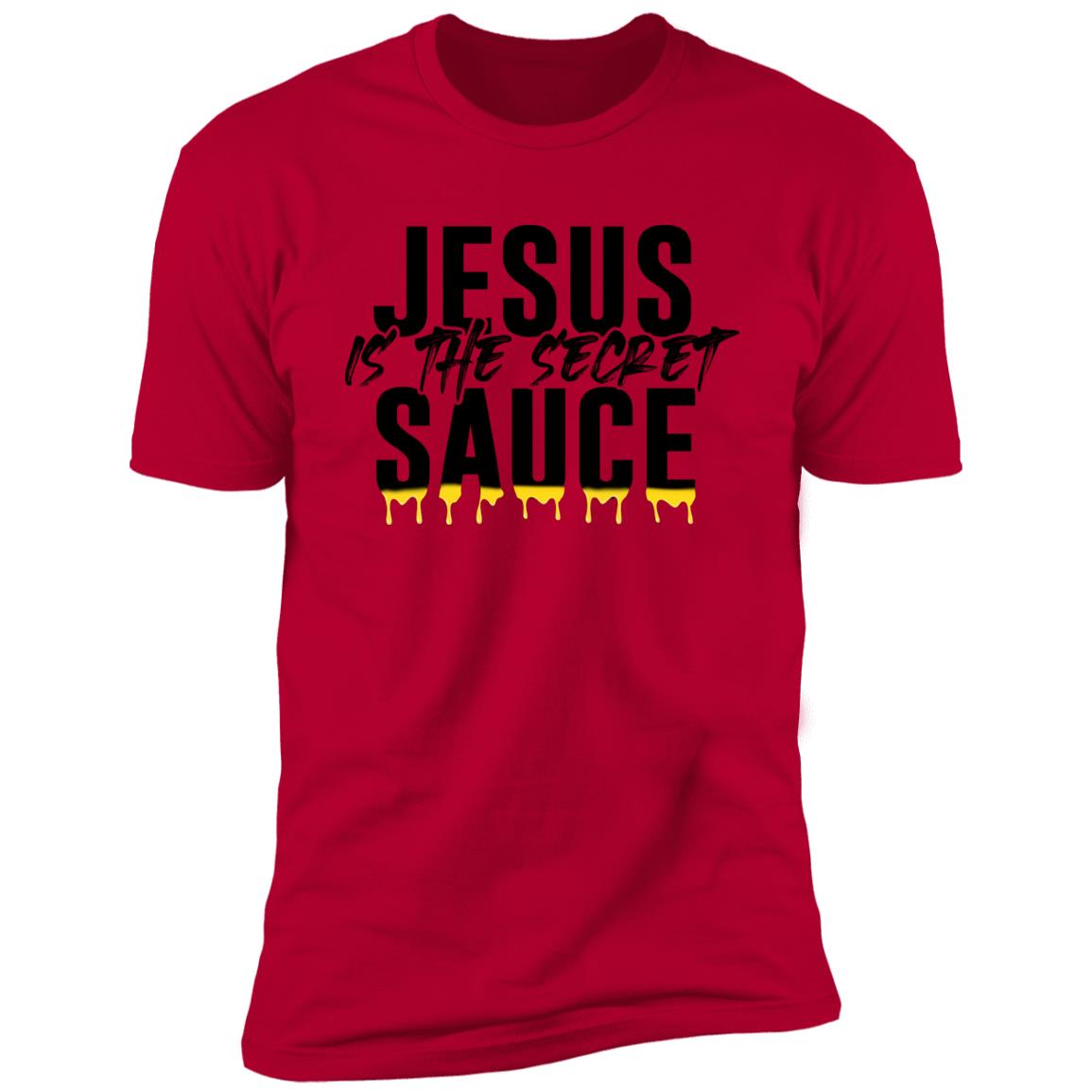Jesus is the Secret Sauce Premium Short Sleeve T-Shirt