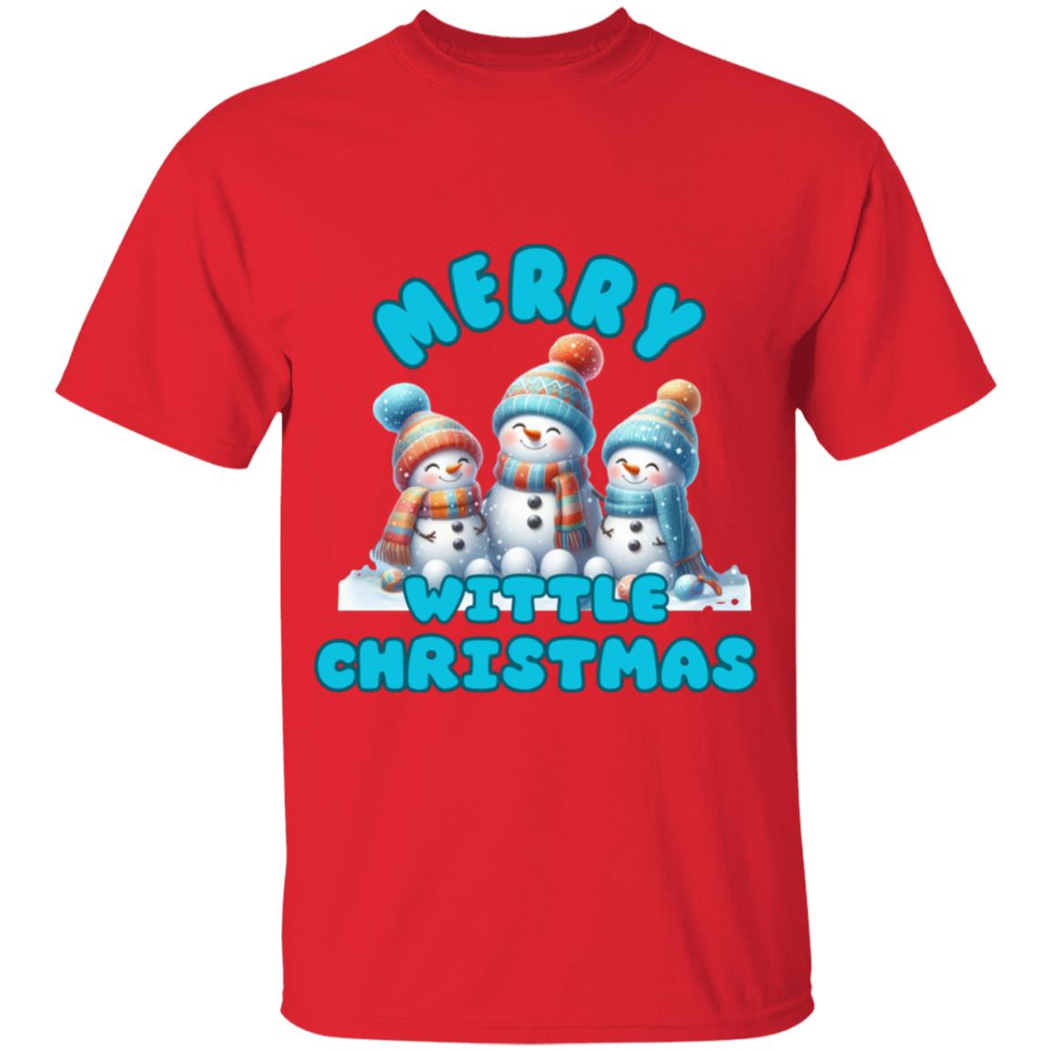 Merry Wittle Christmas Boys 100% Cotton T-Shirt