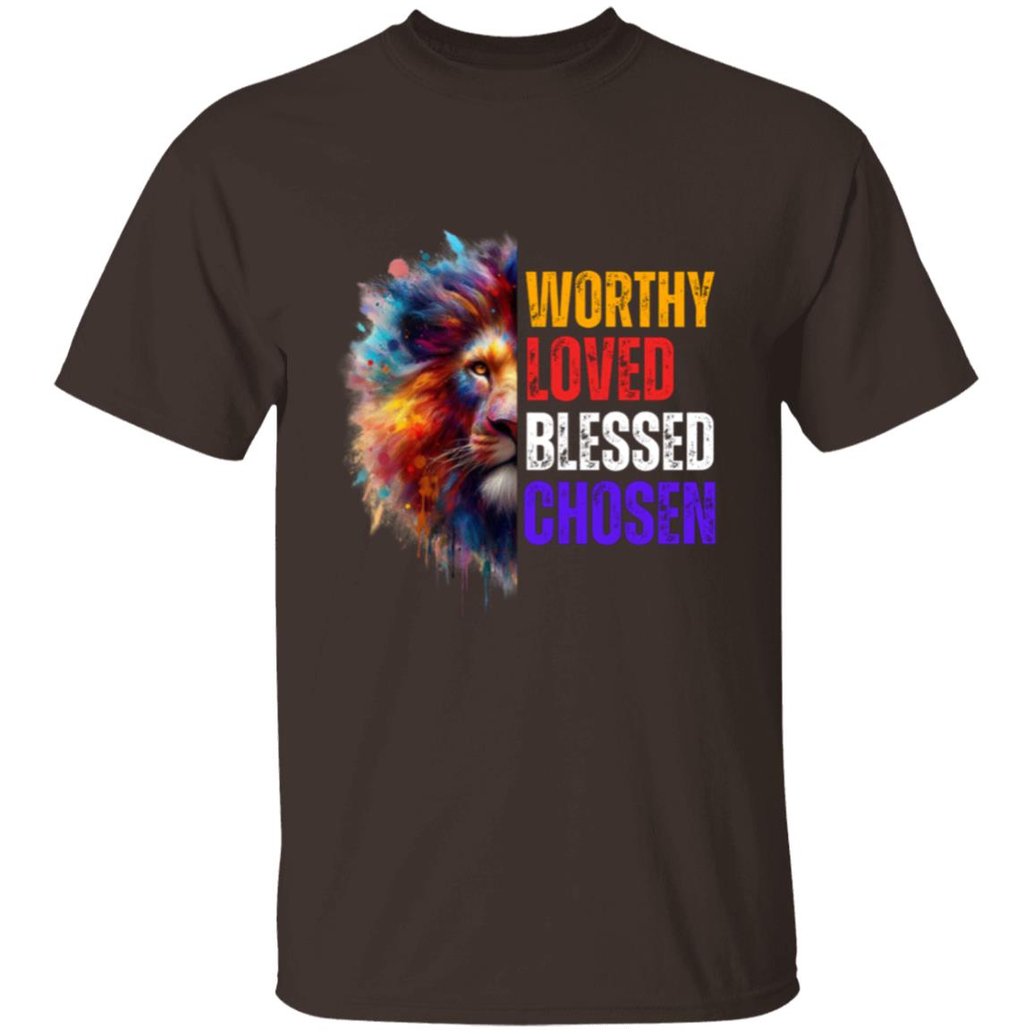 Men's Worthy, Loved, Blessed, Chosen Tee