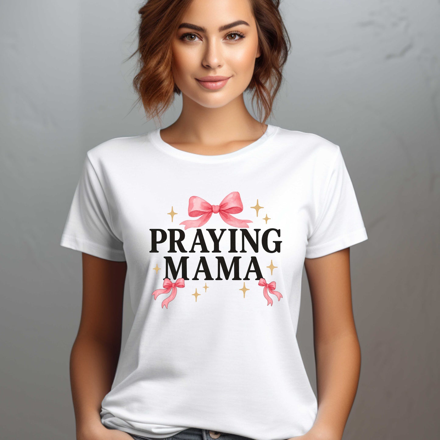Praying Mama Bows T-Shirt