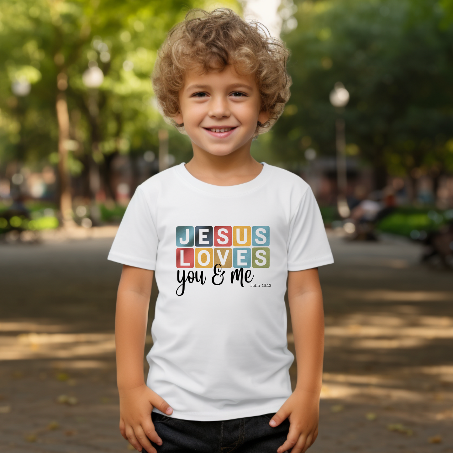 Jesus Loves You & Me Youth T-Shirt