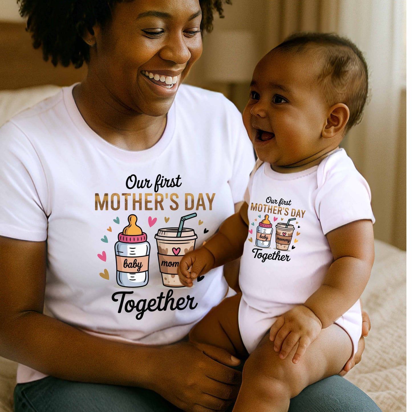 Our First Mother's Day Pink, Mommy Tee