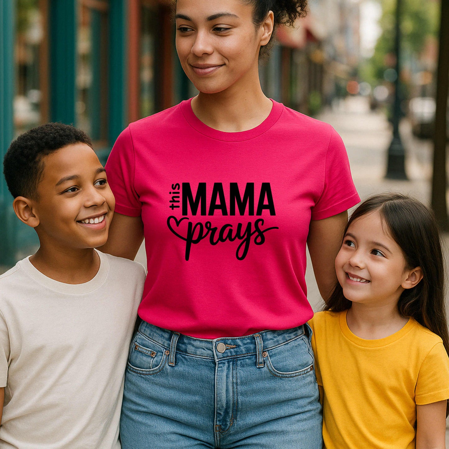 This Mama Prays Tee