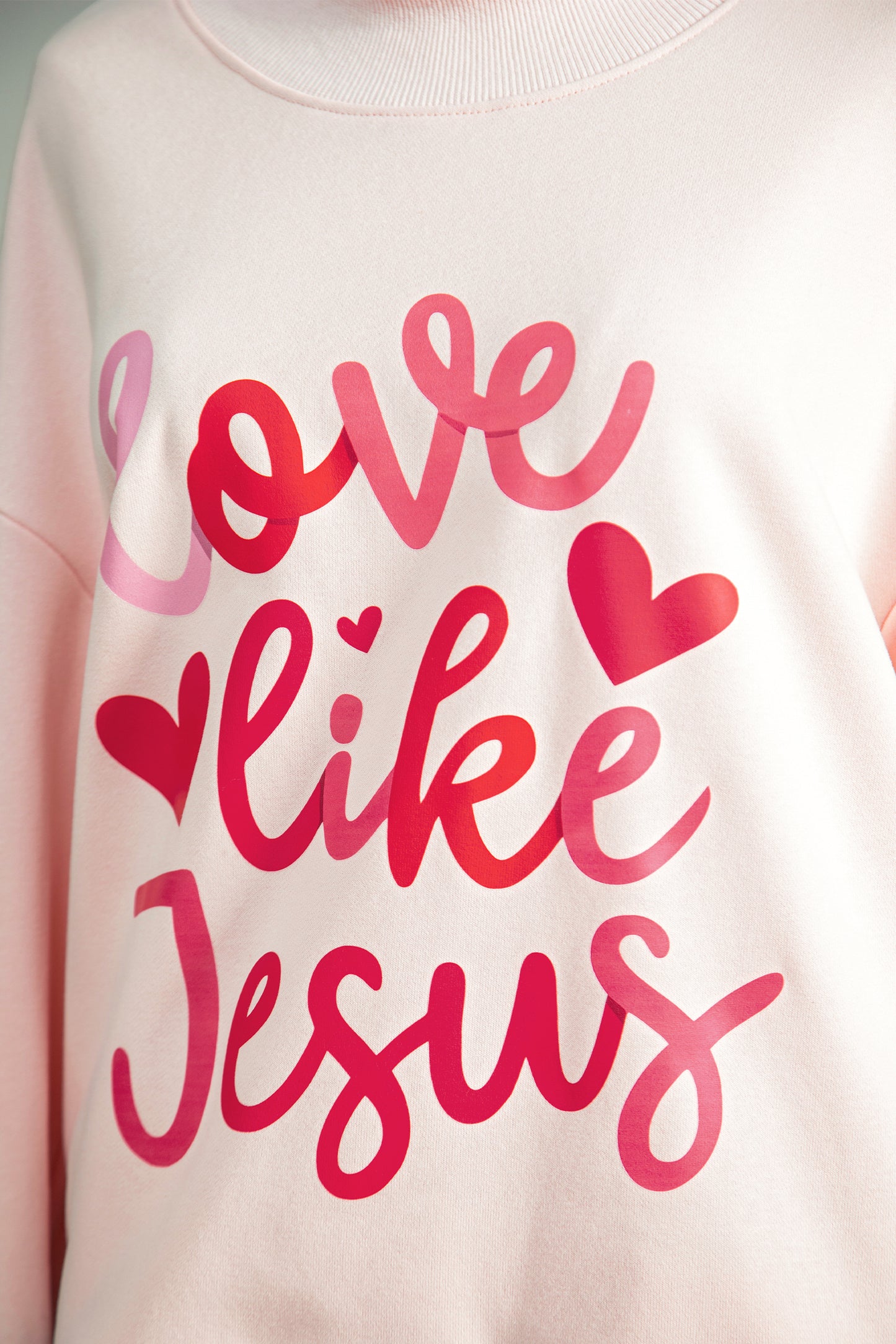Love Like Jesus Mock Neck Sweatshirt