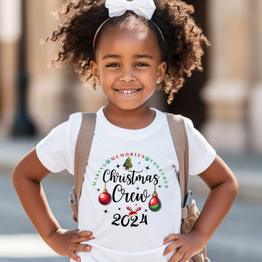 Christmas Crew Youth 2024 100% Cotton T-Shirt