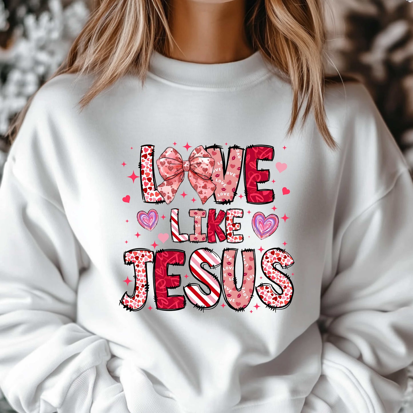 Love Like Jesus Crewneck Sweatshirt