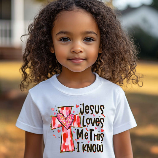 Jesus Loves Me Youth Short Sleeve T-Shirt