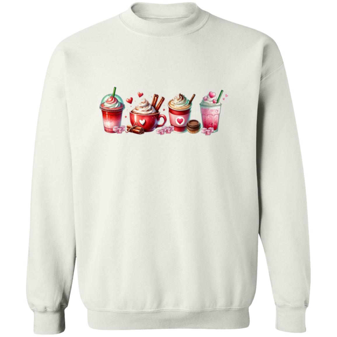 Caffeine Love Crewneck Pullover Sweatshirt