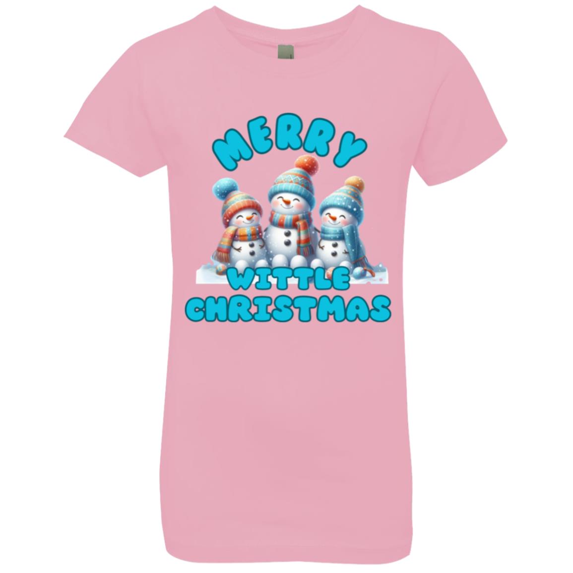 Merry Wittle Christmas Girls' Princess T-Shirt