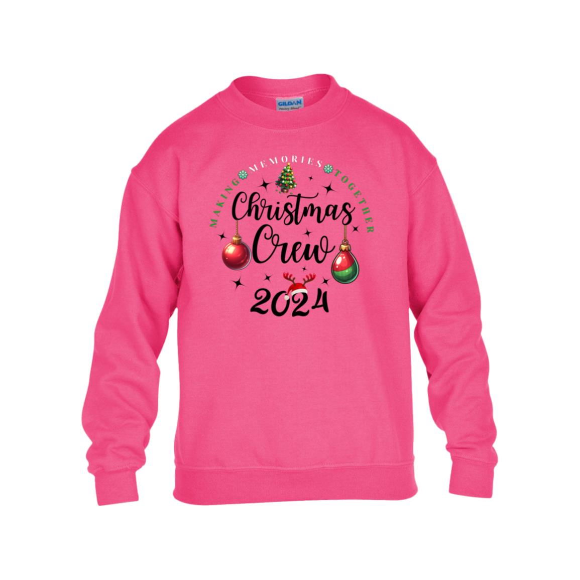 Christmas Crew 2024 Youth Crew Neck Pullover