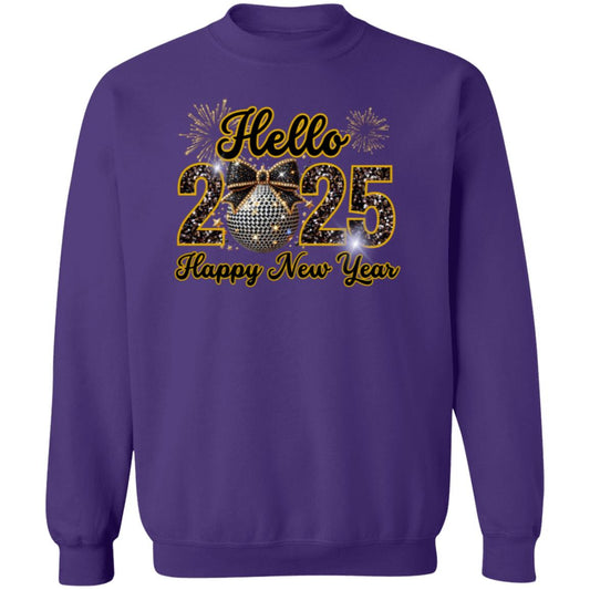 Hello 2025 Crewneck Pullover Sweatshirt