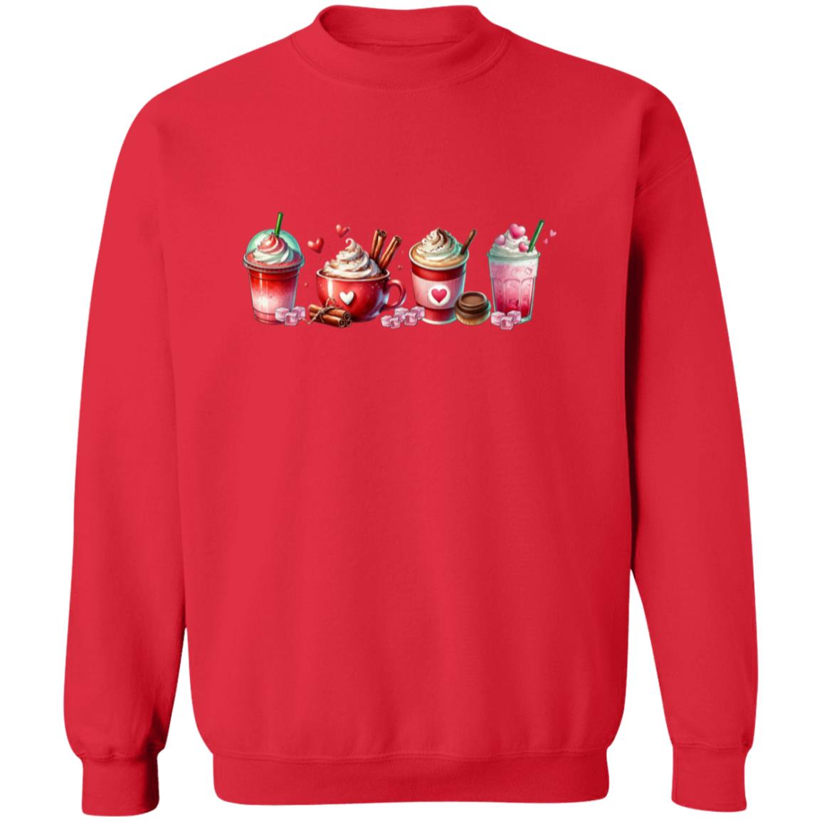 Caffeine Love Crewneck Pullover Sweatshirt