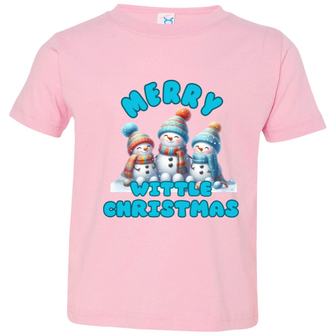 Merry Wittle Christmas Toddler Jersey T-Shirt