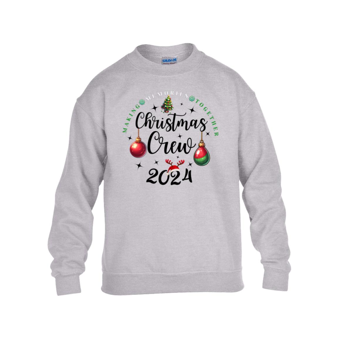 Christmas Crew 2024 Youth Crew Neck Pullover