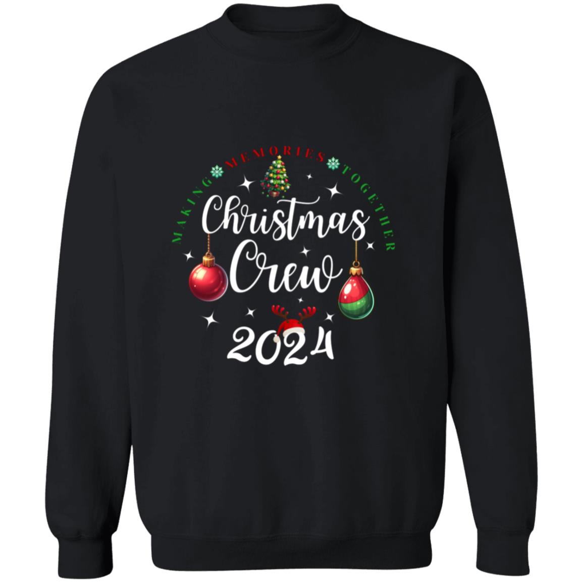 Christmas Crew 2024 Unisex Crewneck Pullover Sweatshirt