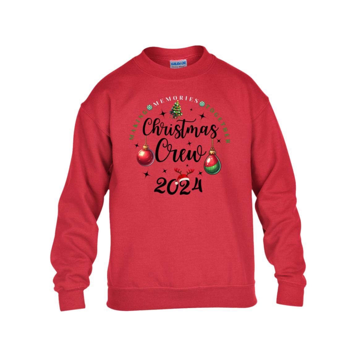 Christmas Crew 2024 Youth Crew Neck Pullover