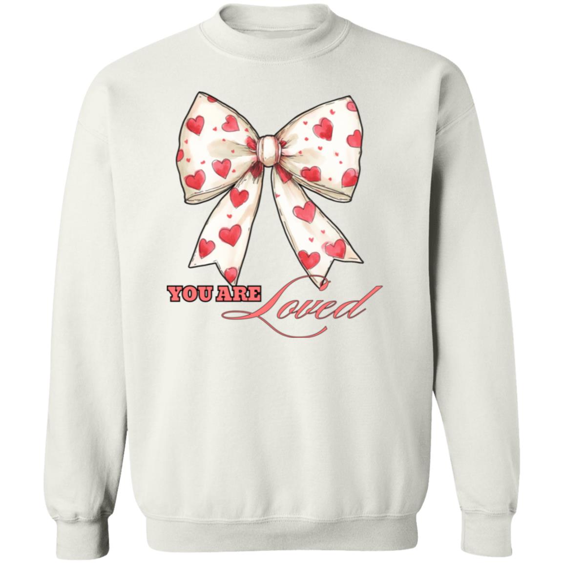 You Are Loved Crewneck Pullover Sweatshirt