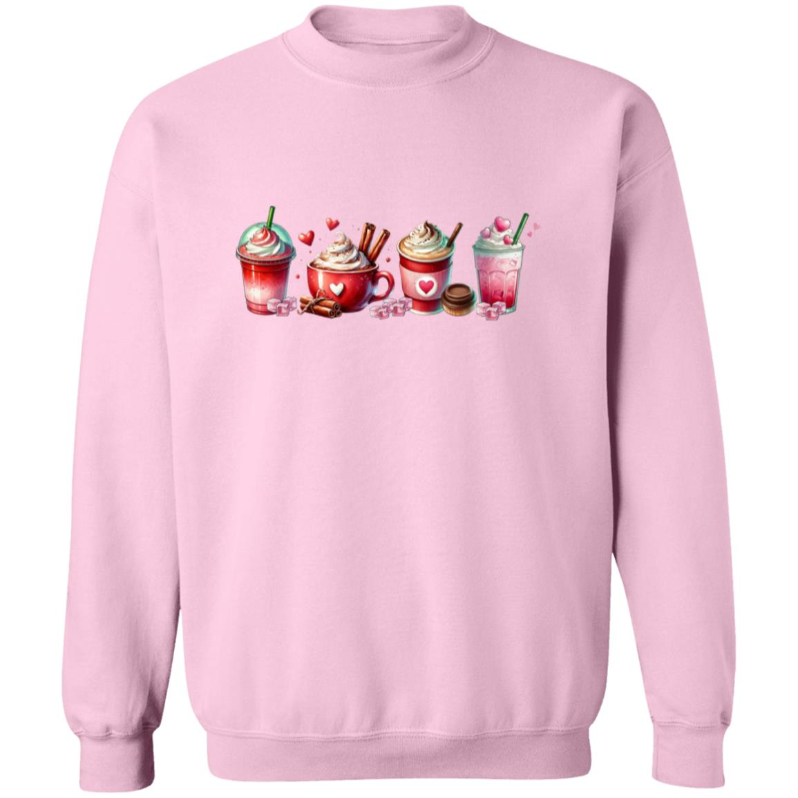 Caffeine Love Crewneck Pullover Sweatshirt