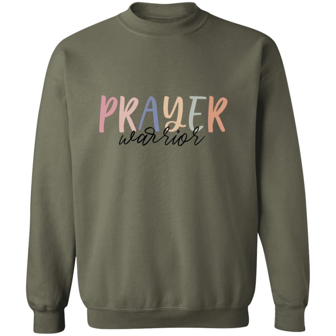 Prayer Warrior Crewneck Pullover Sweatshirt