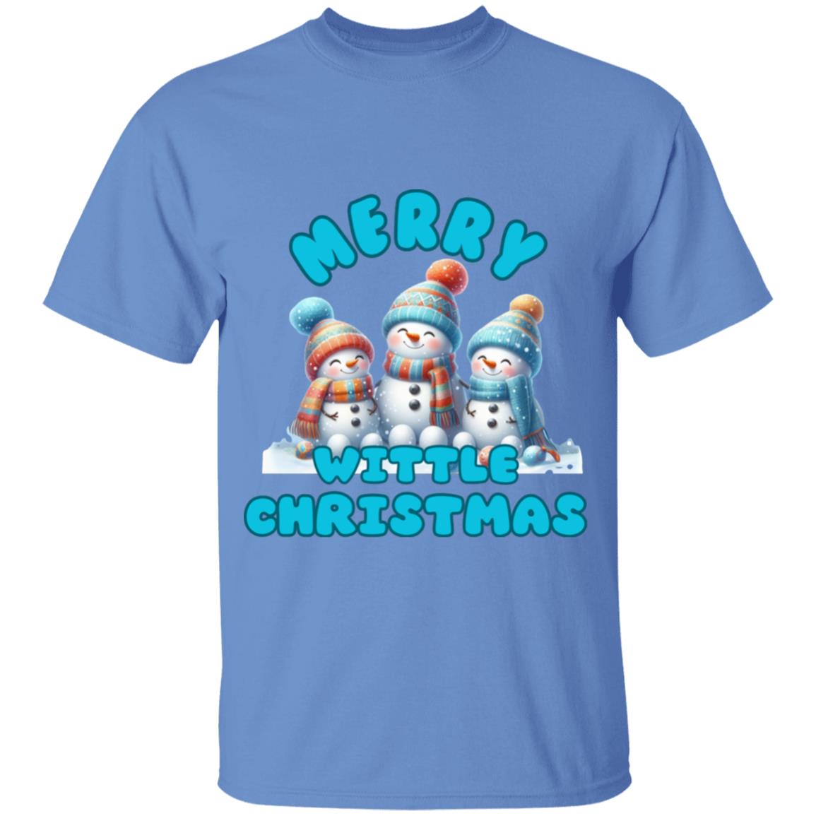 Merry Wittle Christmas Boys  100% Cotton T-Shirt