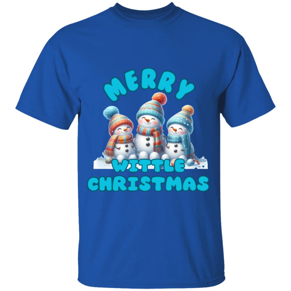 Merry Wittle Christmas Boys  100% Cotton T-Shirt