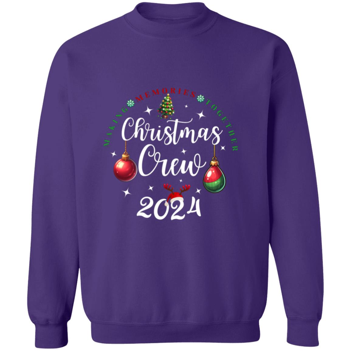 Christmas Crew 2024 Unisex Crewneck Pullover Sweatshirt