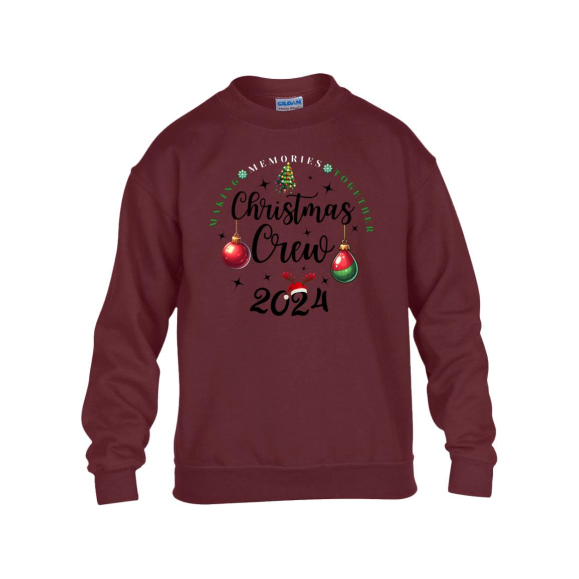 Christmas Crew 2024 Youth Crew Neck Pullover