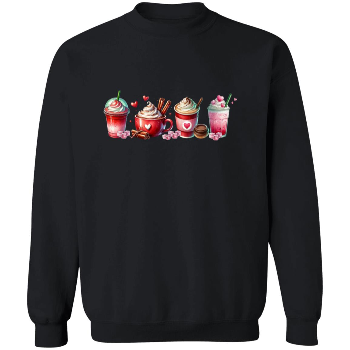 Caffeine Love Crewneck Pullover Sweatshirt