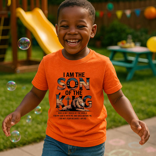 Son of the King Youth Boy's 100% Cotton T-Shirt