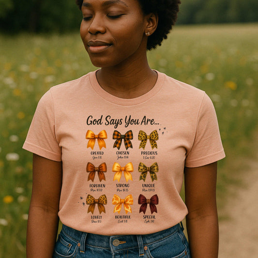 God Says You Are… | Jersey Short-Sleeve T-Shirt