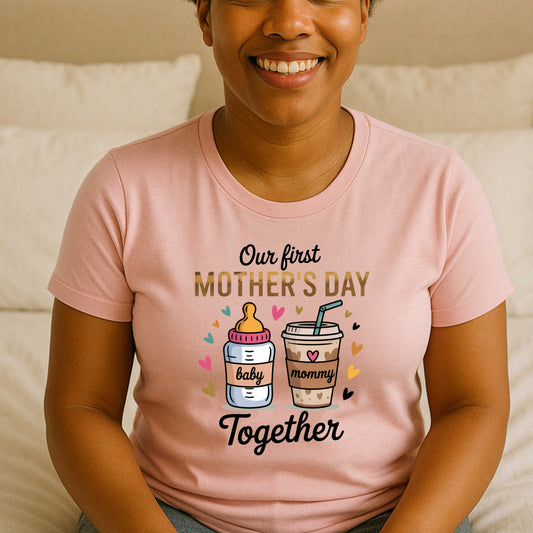 Our First Mother's Day Pink, Mommy Tee