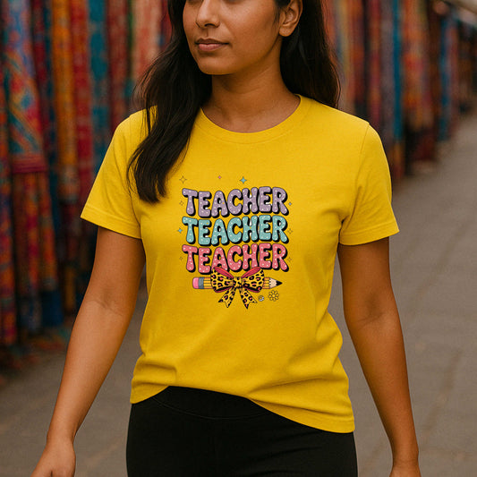 Groovy Teacher Tee
