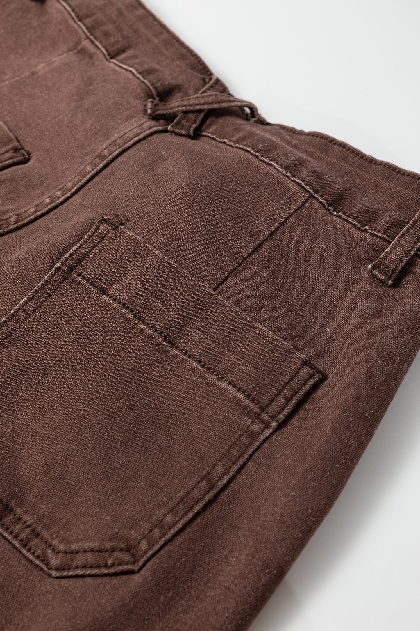 Grounded Grace Retro Patched Pocket Wide-Leg Jeans